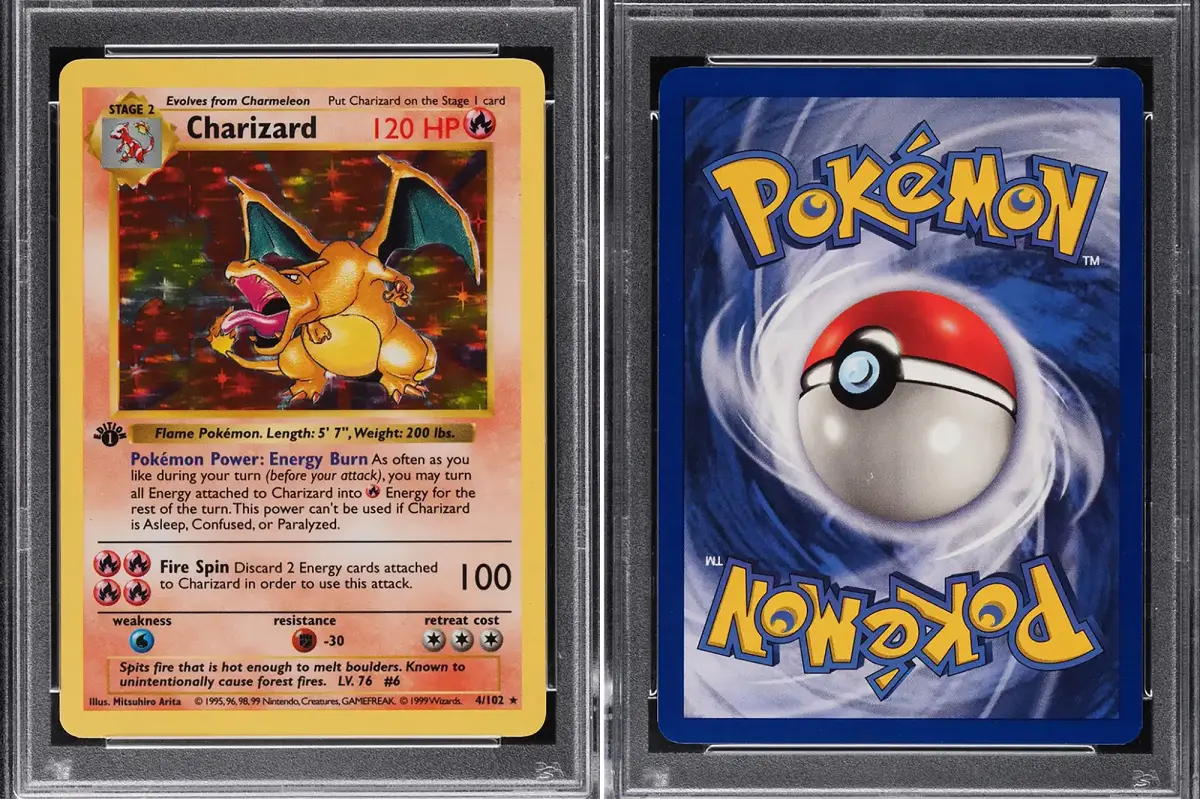 Graded trading cards